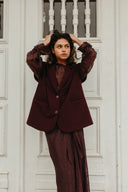 Blazer Alba  | Burgundy