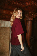 T-Shirt Josie | Burgundy