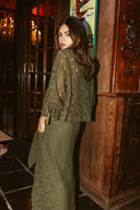 Skirt Joelle | Khaki Lace