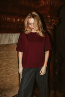 T-Shirt Josie | Burgundy